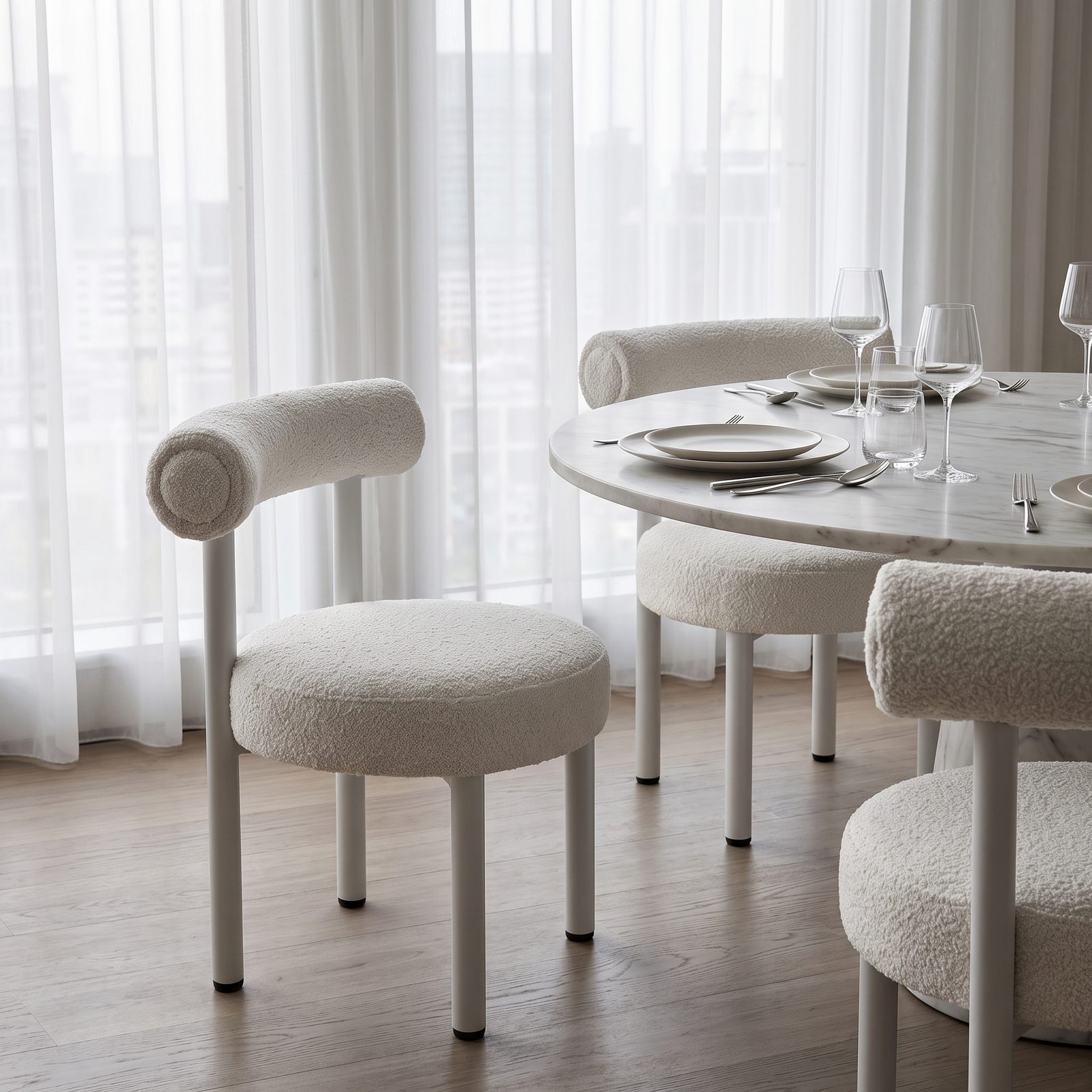 Upholstered Restaurant Side Chair (C-085) - Image 3