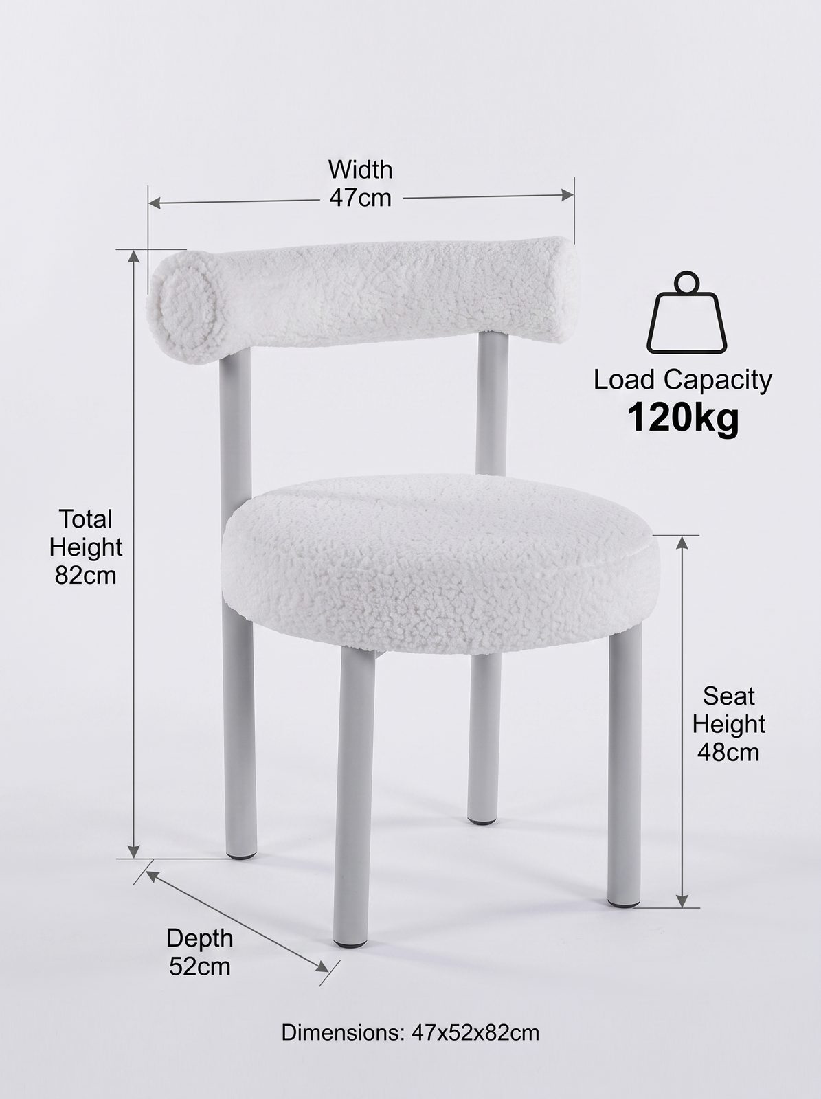 Upholstered Restaurant Side Chair (C-085) - Image 5