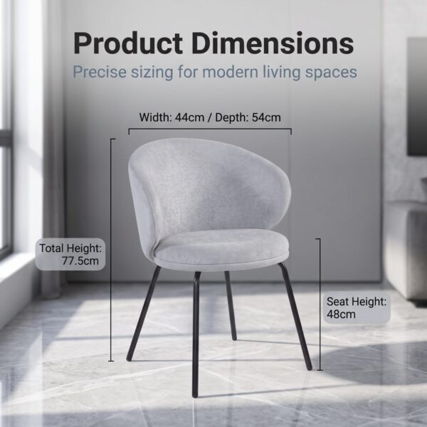 Modern Upholstered Dining Chair (C-136)