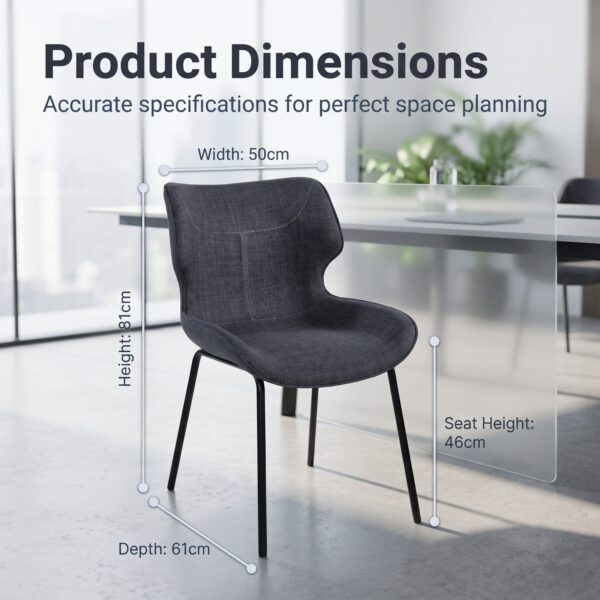 Modern Upholstered Dining Chair (C-156)