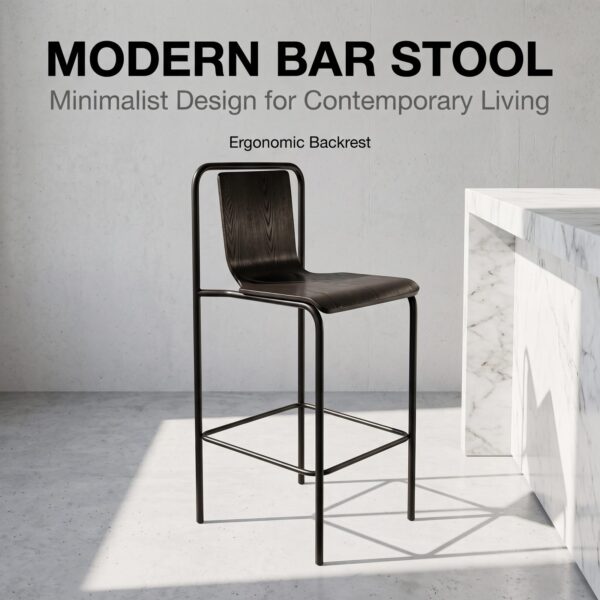 Industrial Metal Bar Stool (C-207B)