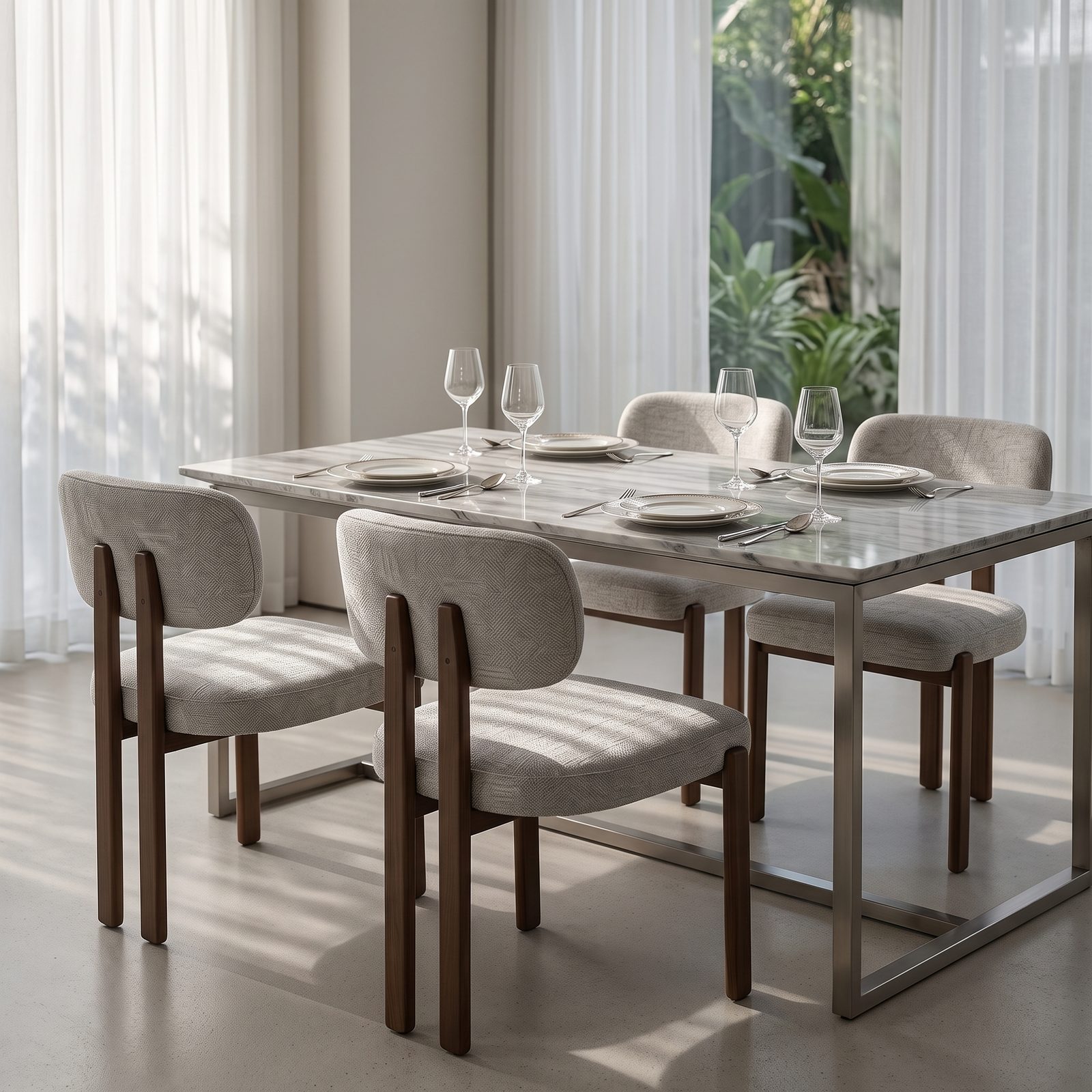 Upholstered Restaurant Side Chair (C-265) - Image 3