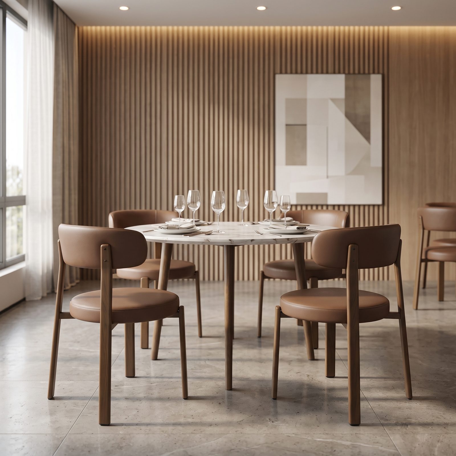 Upholstered Restaurant Side Chair (C-267) - Image 3