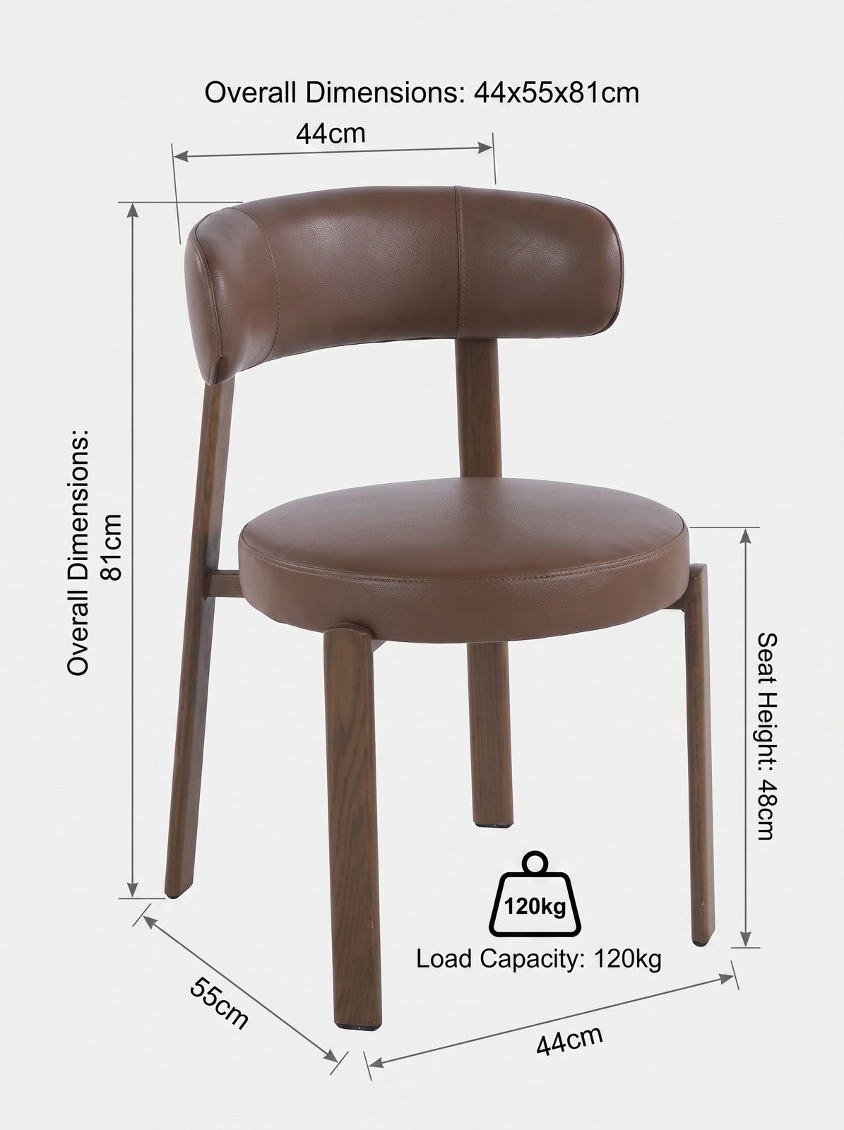 Upholstered Restaurant Side Chair (C-267) - Image 5