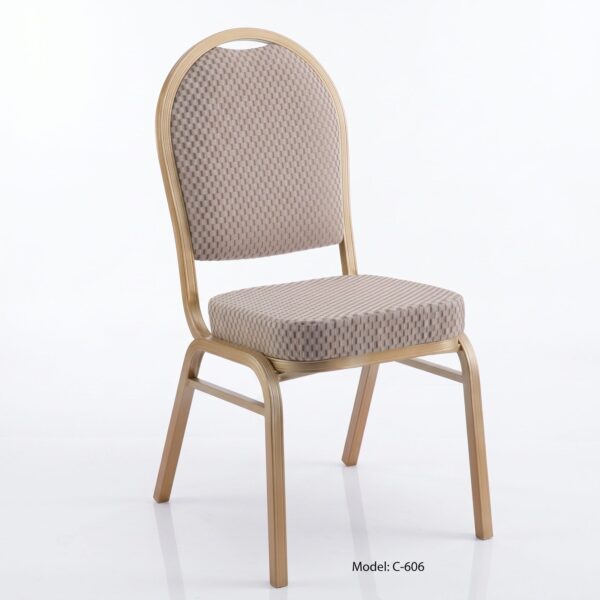كرسي حفلات مبطن قابل للتكديس (C-606) - Easy Furniture