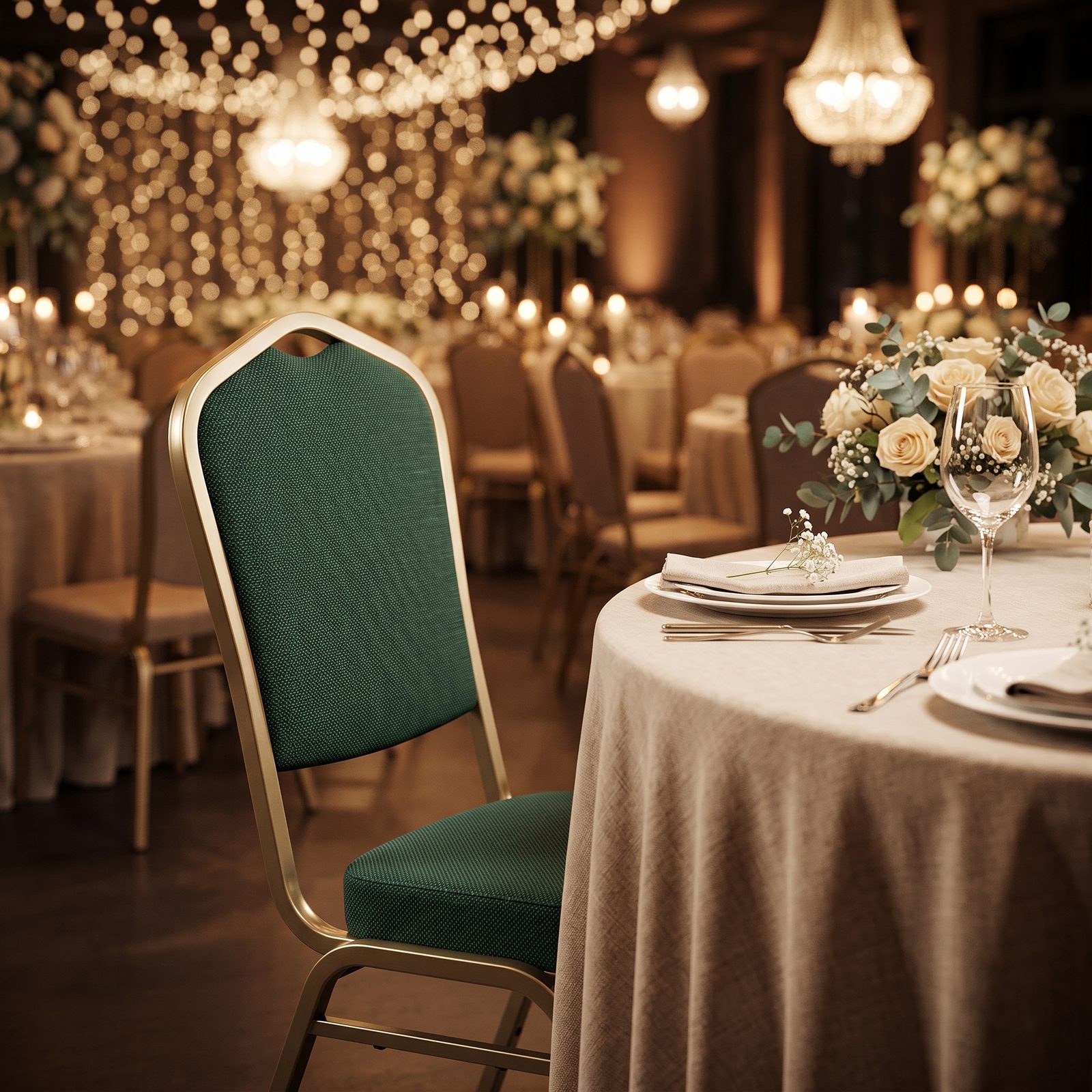 Padded Stackable Banquet Chair (C-607) - Image 4
